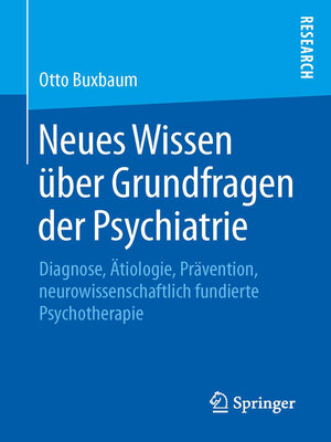 cover image of Neues Wissen über Grundfragen der Psychiatrie
